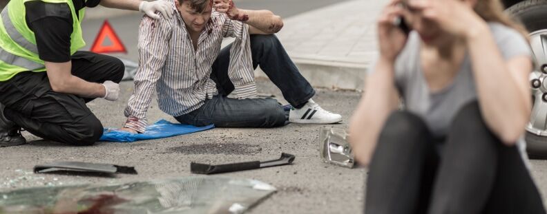 People involved in an accident in New Jersey