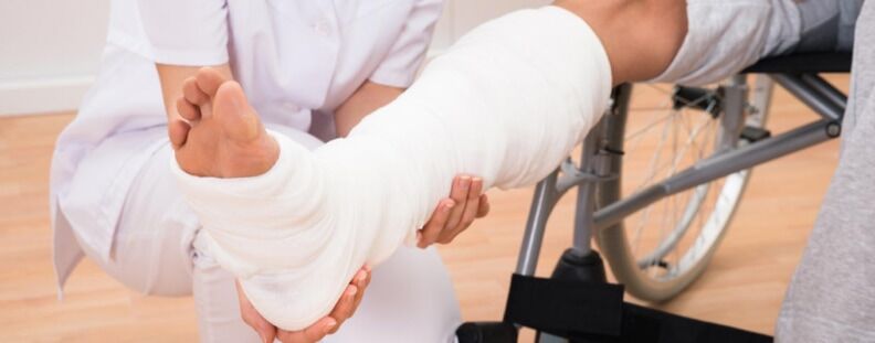 Image of leg injury