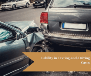 two car involved in an accident in a highway